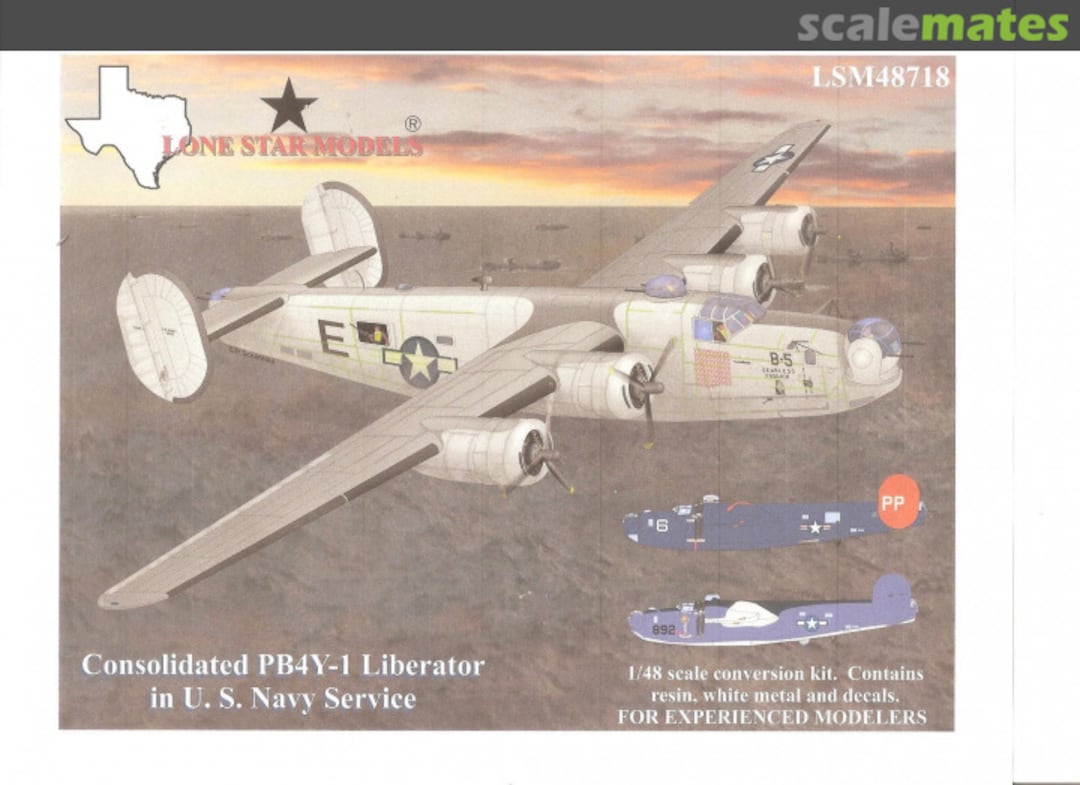 Boxart Consolidated PB4Y-1 Liberator LSM 48718 Lone Star Models