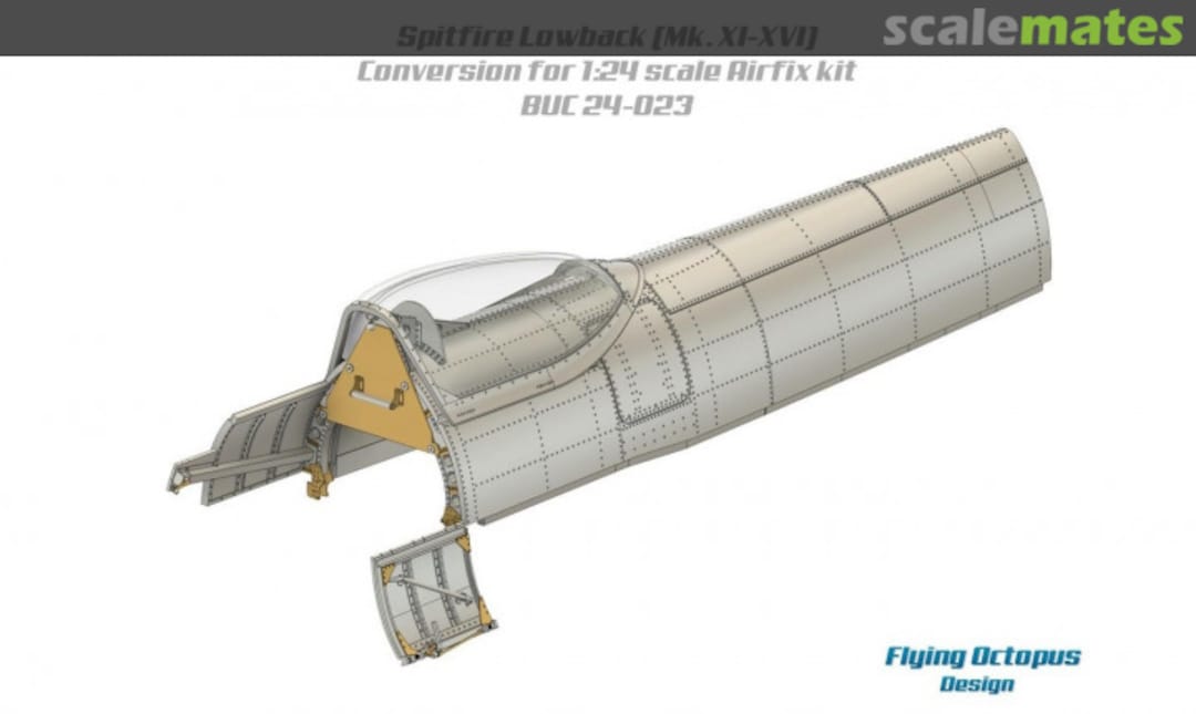 Boxart Spitfire Lowback (Mk XI and XVI) conversion kit BUC24-023 Buchon Scale Models