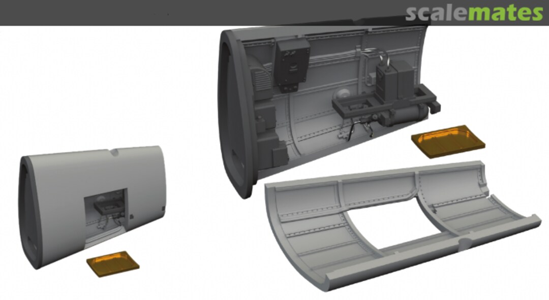 Boxart Bf 109G radio compartment 672344 Eduard