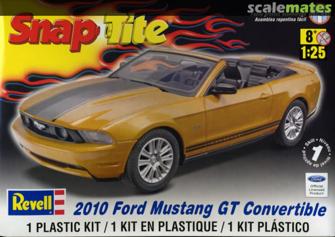 Boxart 2010 Ford Mustang GT Convertible 85-1963 Revell