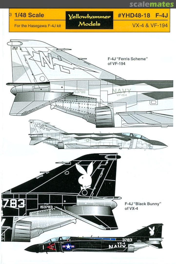 Boxart F-4J YHD48-18 Yellowhammer Models