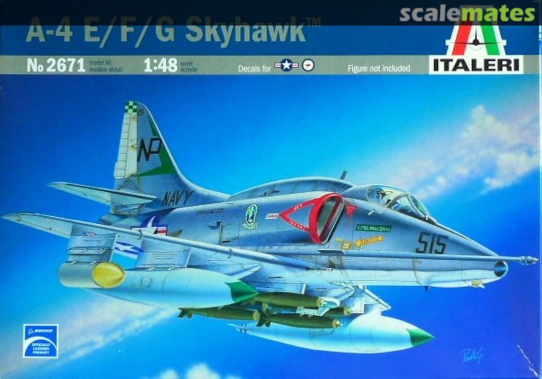 Boxart A-4 E/F/G Skyhawk 2671 Italeri