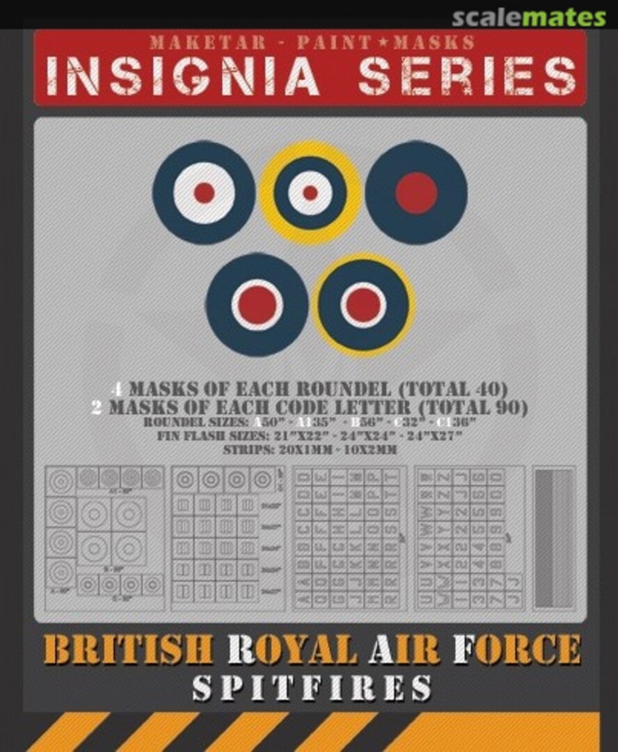 Boxart RAF Supermarine Spitfires MM32001K Maketar