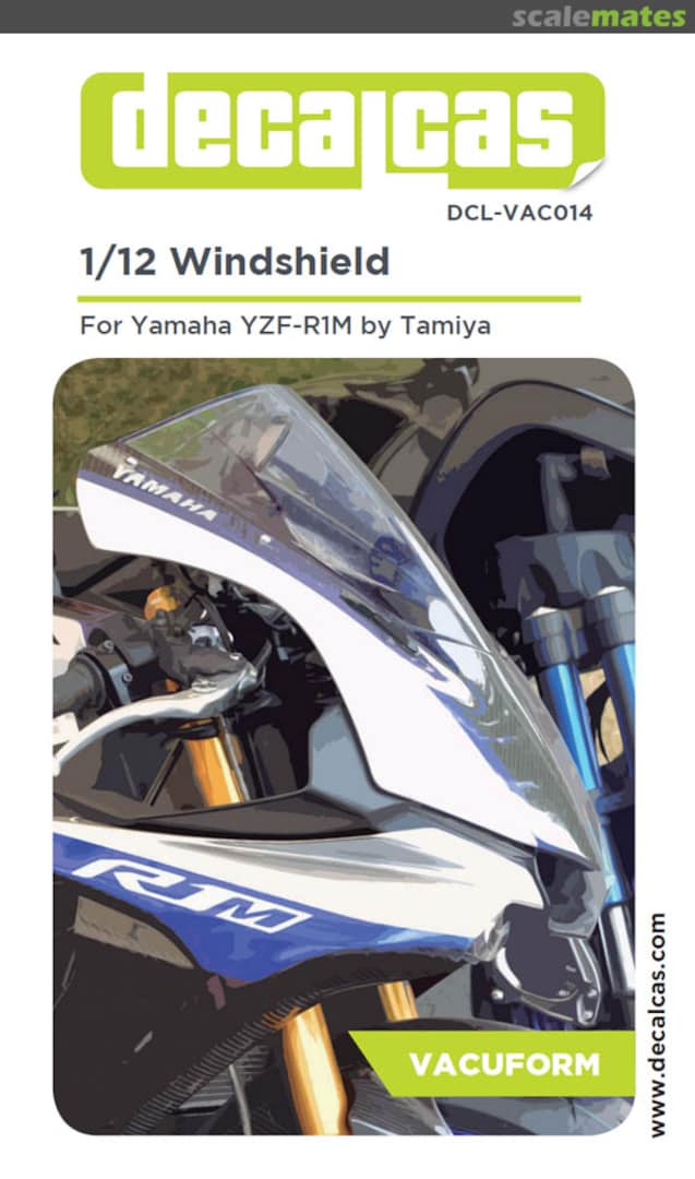 Boxart Yamaha YZF-R1M - Windshield DCL-VAC014 Decalcas