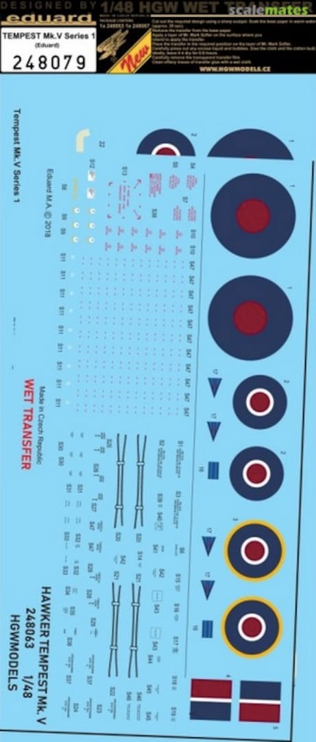 Boxart Hawker Tempest Mk.V 248079 HGW Models