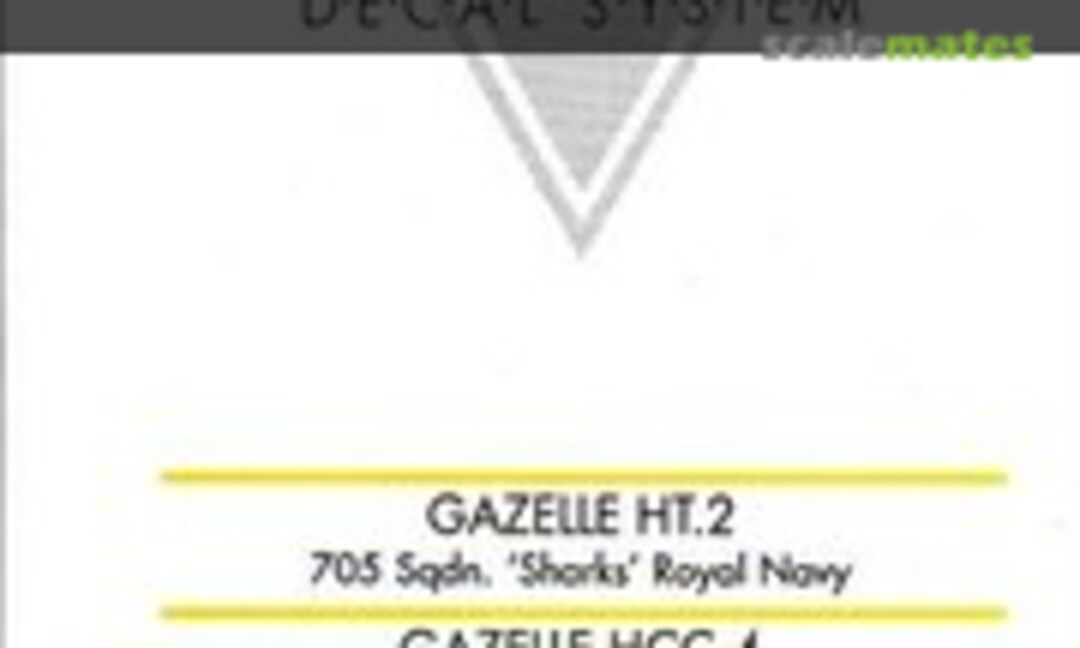 1:72 Gazelle HT.2, Gazelle HCC.4, Lynx HAS.2(FN), Scimitar F.1 (Model Art Decal System 72/004)