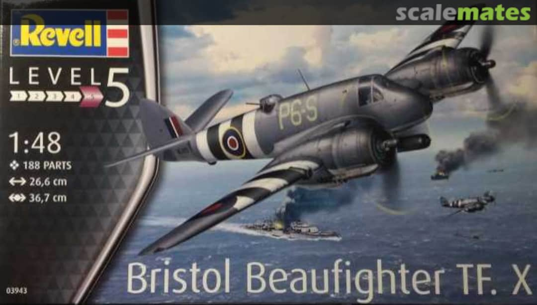 Boxart Bristol Beaufighter TF.X 03943 Revell