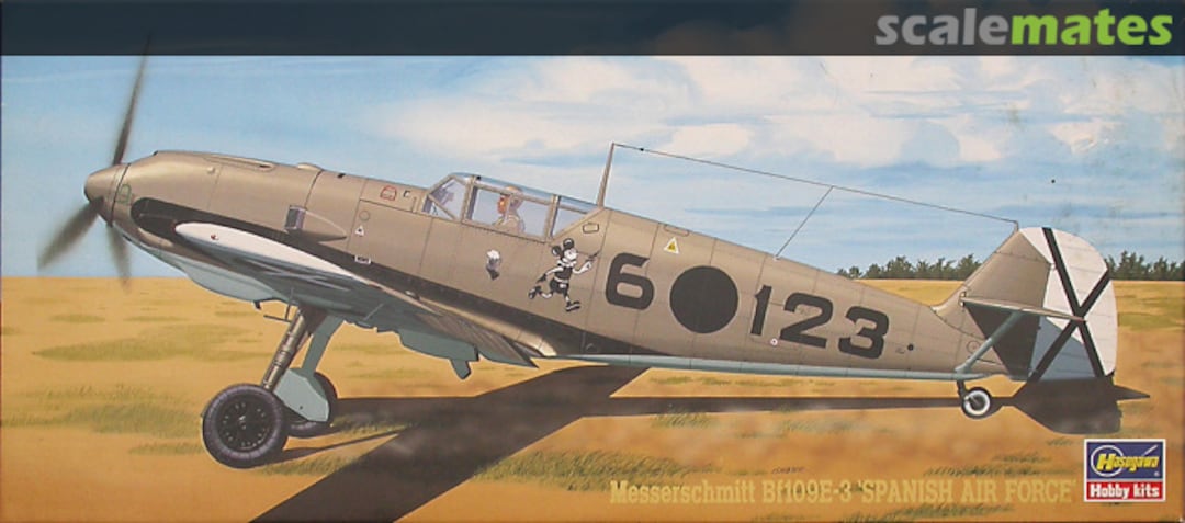 Boxart Messerschmitt Bf109E-3 'Spanish Air Force' 51374 Hasegawa