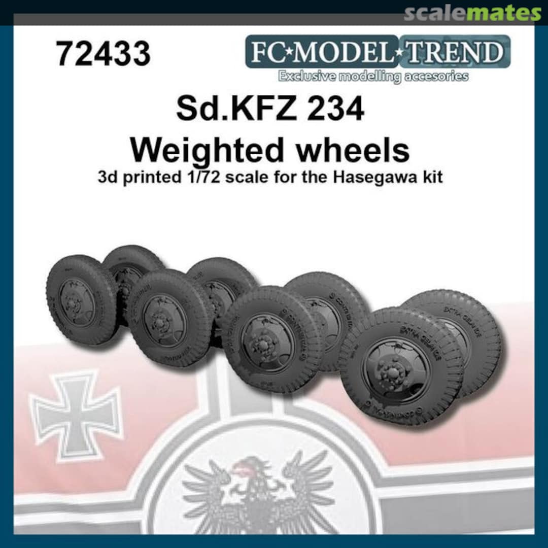 Boxart Sd.Kfz. 234 Weighted Wheels 72433 FC Model Trend