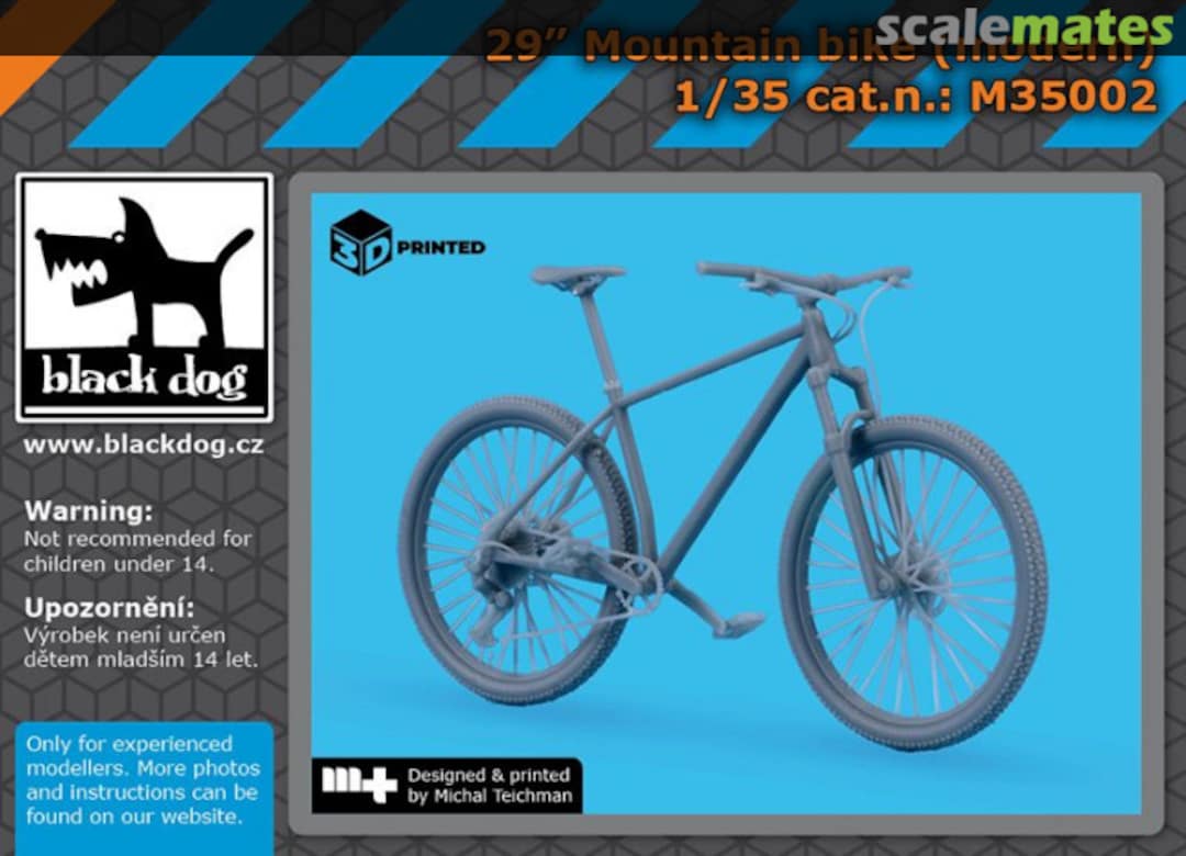 Boxart 29“ Mountain bike (modern) M35002 Black Dog