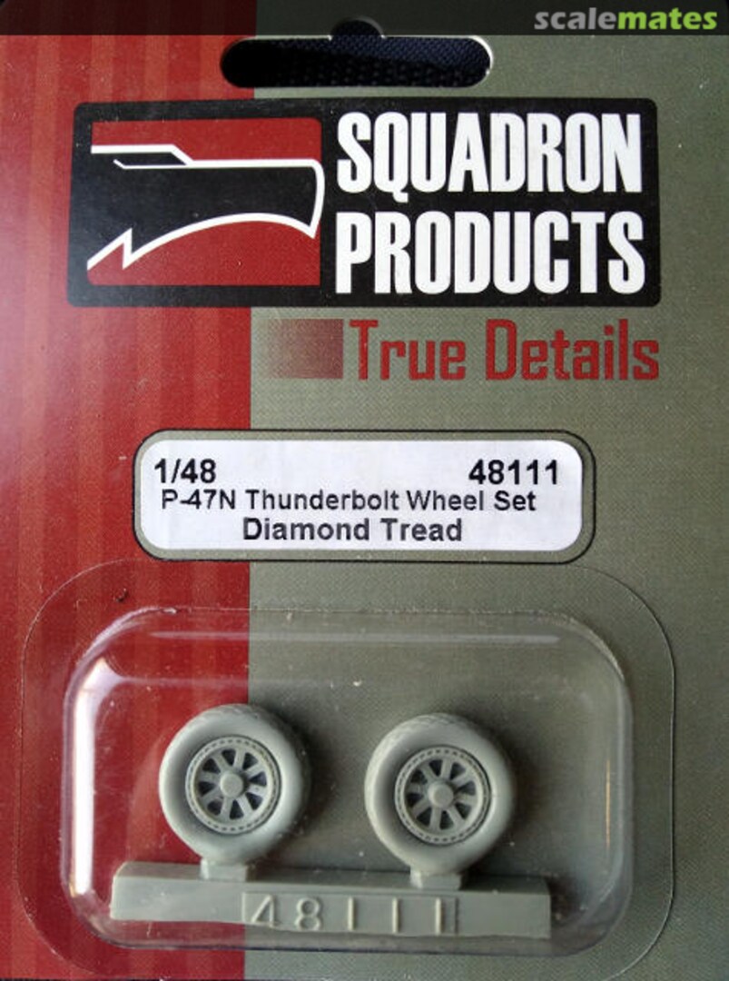 Boxart P-47N Thunderbolt Wheel Set 48111 True Details