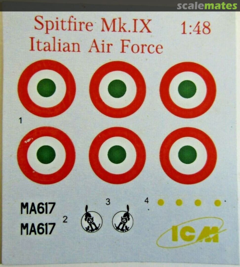 Contents Spitfire Mk.IX 48069 ICM