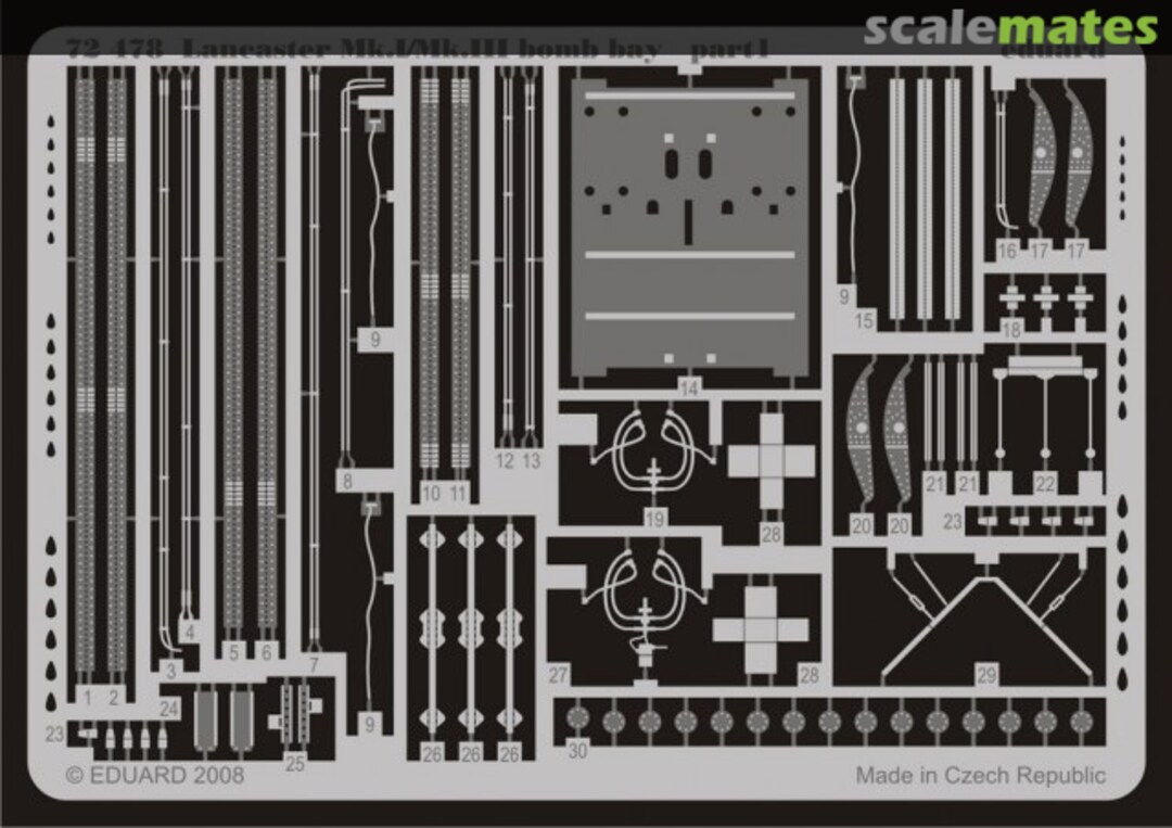 Boxart Lancaster Bomb Bay 72478 Eduard