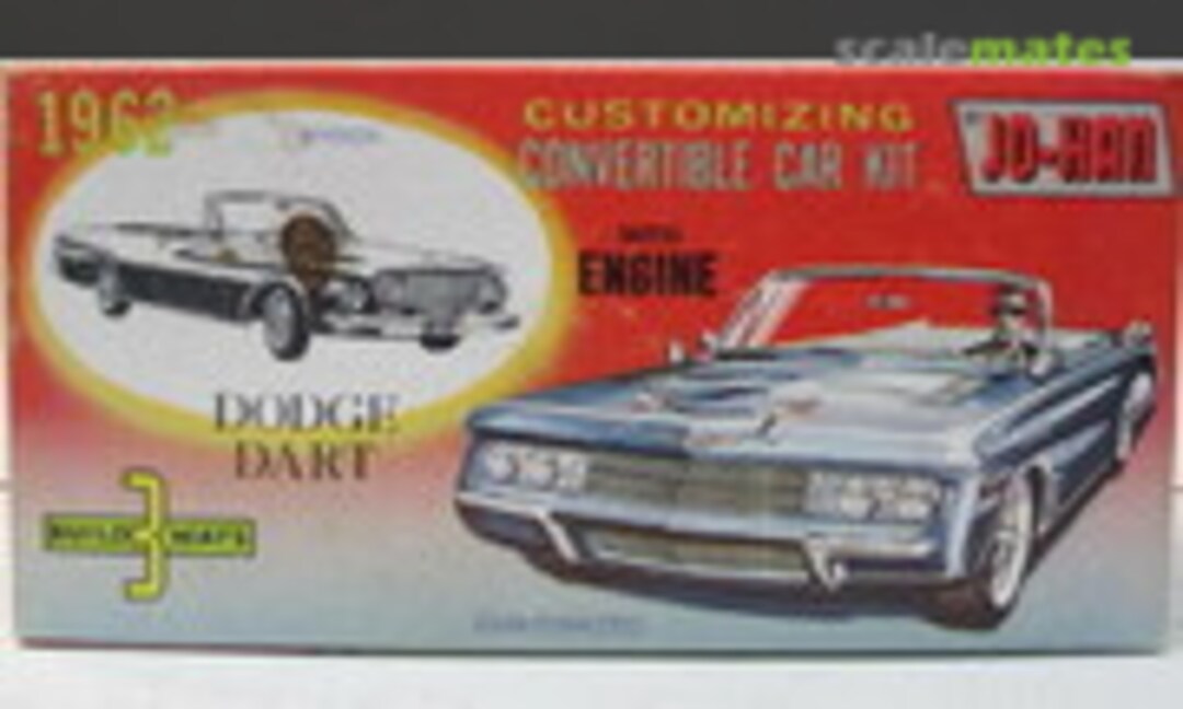 1:25 1962 Dodge Dart Convertible (Jo-Han 5462-E:139)