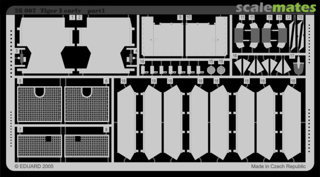 Boxart Tiger I early 28007 Eduard