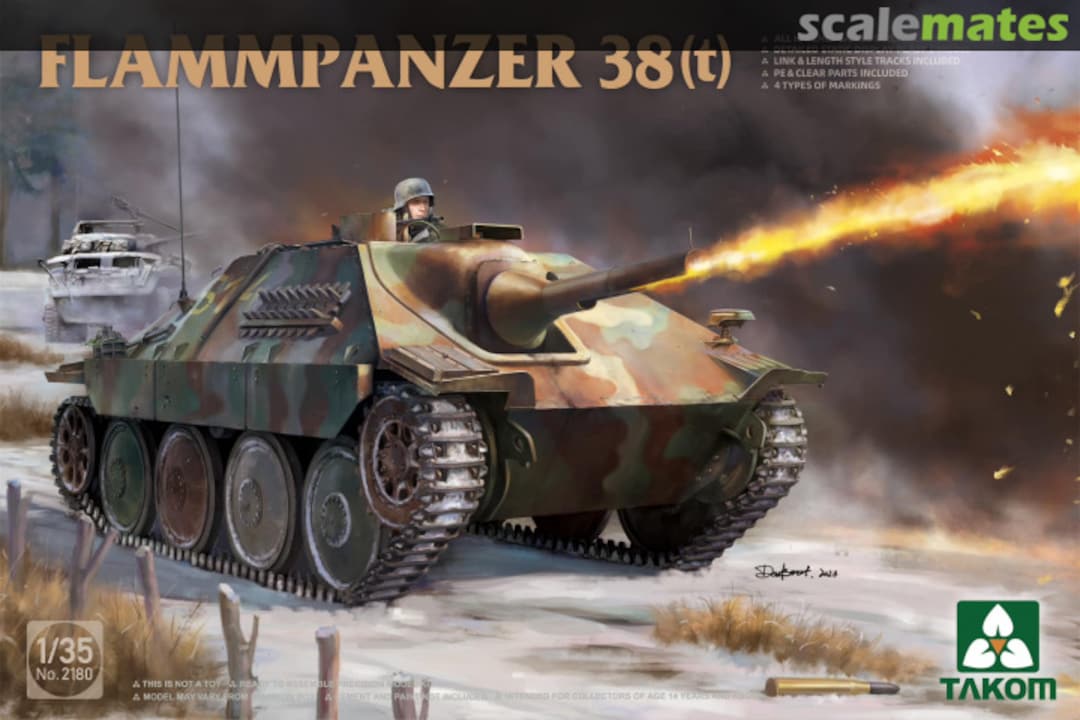 Boxart Flammpanzer 38(t) 2180 Takom