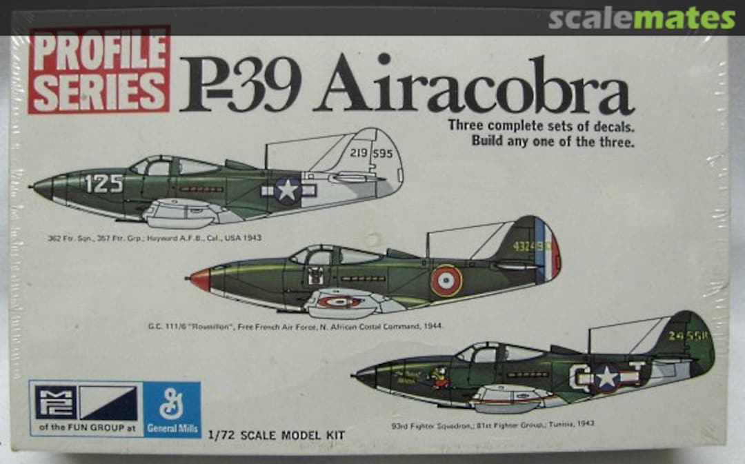 Boxart P-39 Airacobra 2-1117-100 MPC