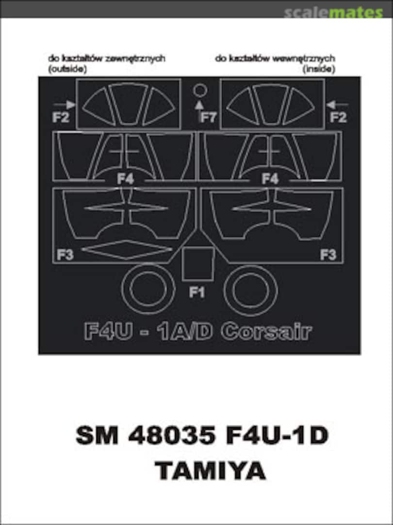 Boxart Vought F4U-1D Corsair SM48035 Montex