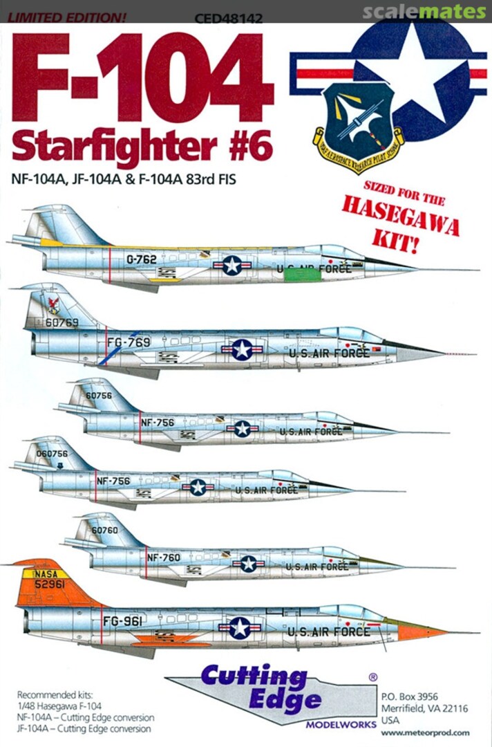 Boxart F-104 Starfighter #6 CED48142 Cutting Edge Modelworks