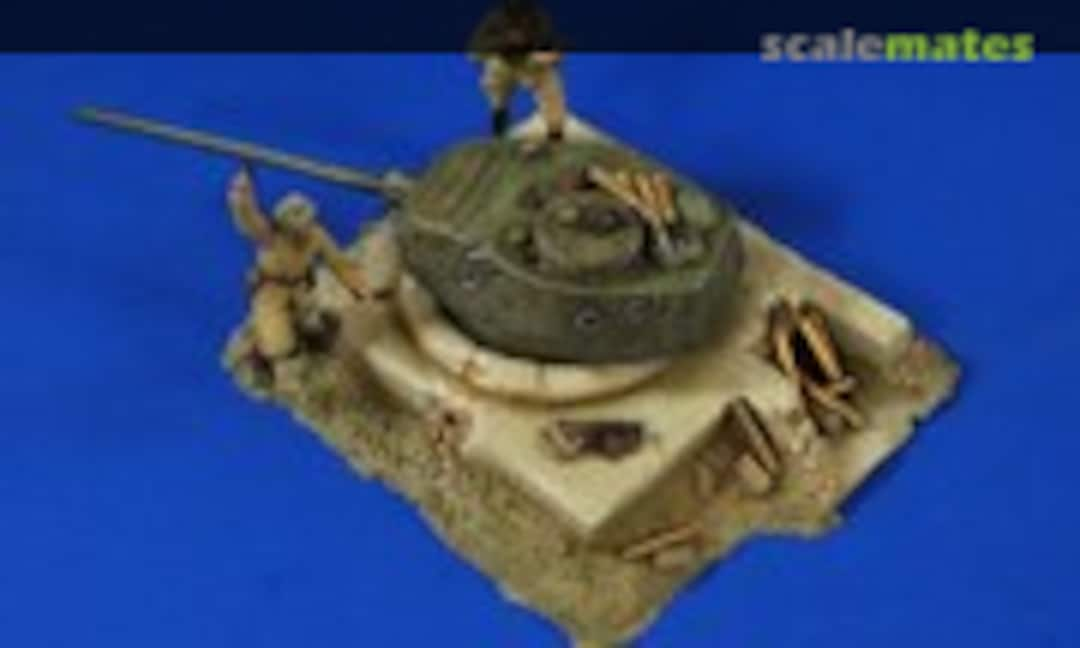 1:35 German T34 Turret Bunker, Figures and Accessories (Verlinden Productions 2773)