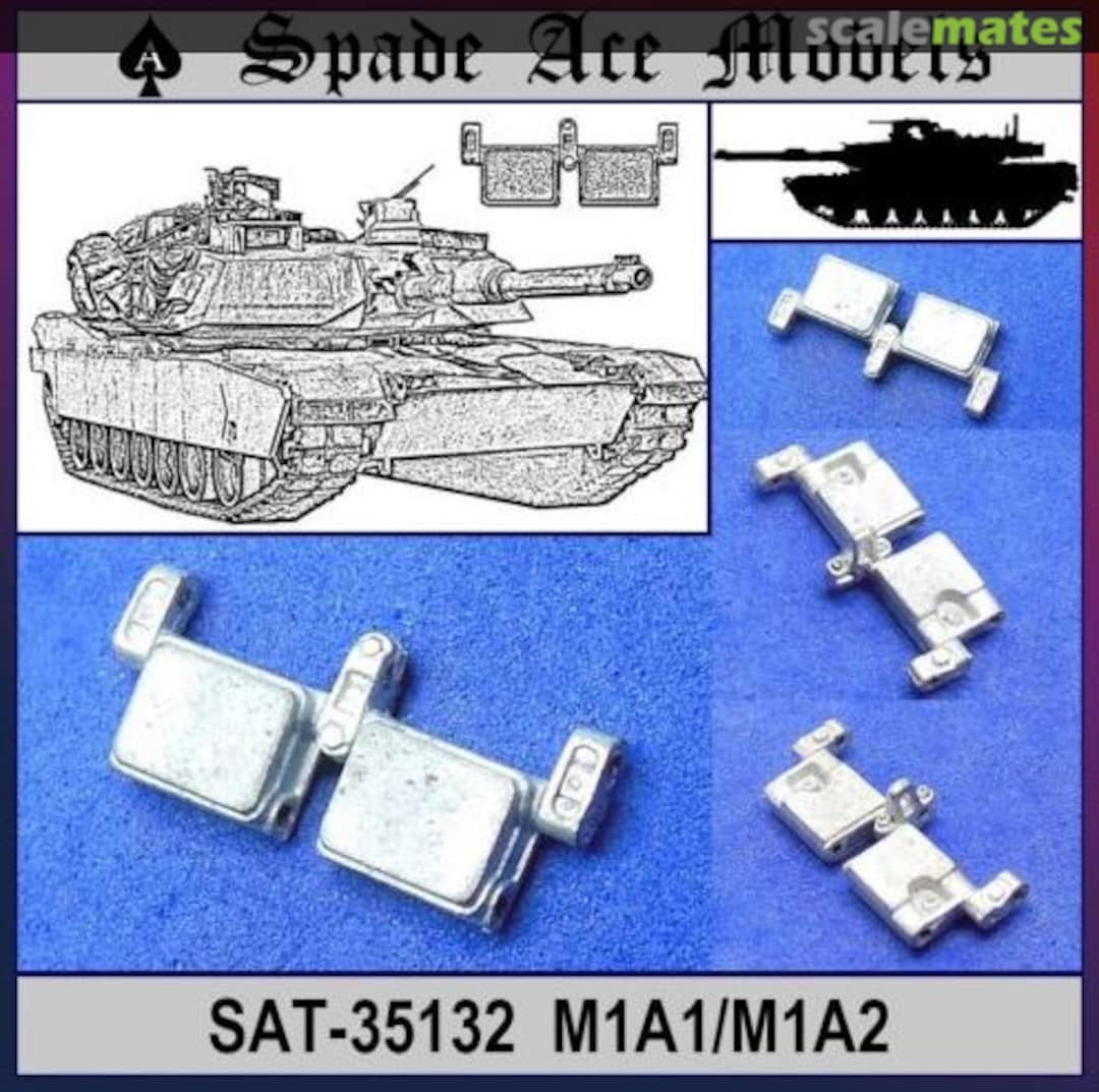 Boxart M1 Abrams Metal Tracks SAT-35132 Spade Ace Models