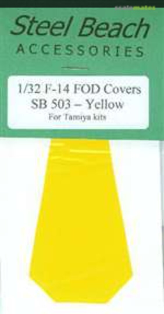 Boxart Yellow F-14 Tomcat FOD Covers 33003 Steel Beach