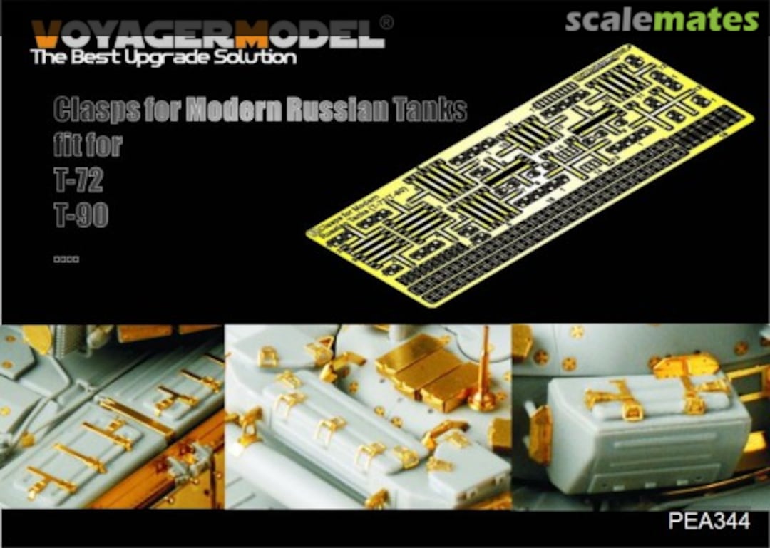 Boxart Clasps for Modern Russian Tanks T-72/T-90 (for All) PEA344 Voyager Model