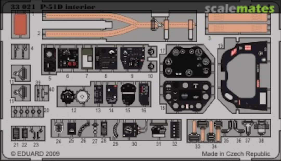 Boxart P-51D interior S.A. 1/32 33021 Eduard