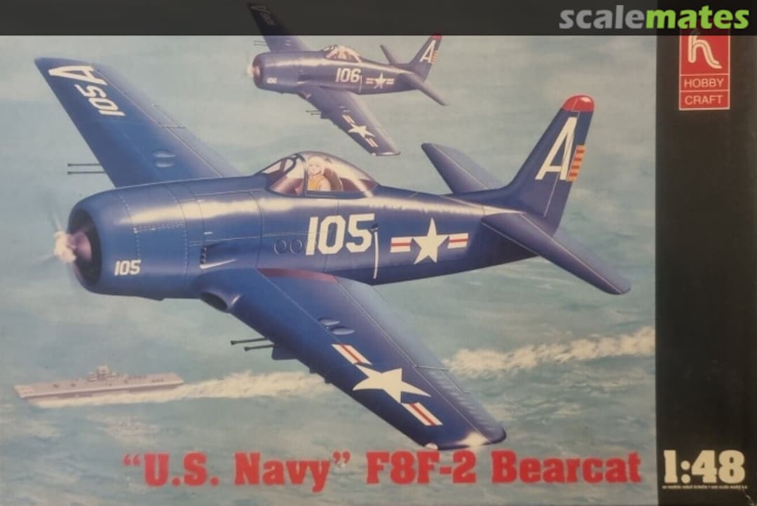 Boxart "U.S. Navy" F8F-2 Bearcat HC1443 Hobbycraft