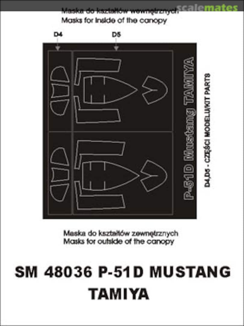 Boxart P-51D Mustang SM48036 Montex