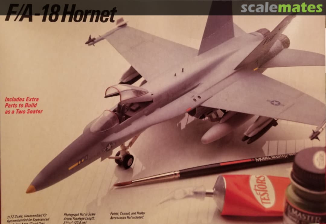 Boxart F/A-18 Hornet 692 Testors/Italeri