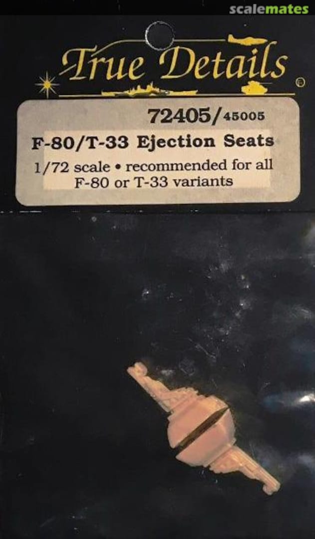 Boxart Lockheed F-80 / T-33 Ejection Seats 72405 True Details