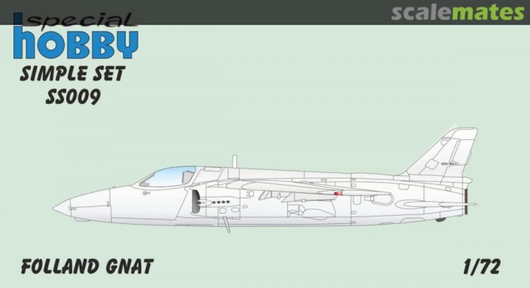 Boxart Folland Gnat Simple Set SS009 Special Hobby