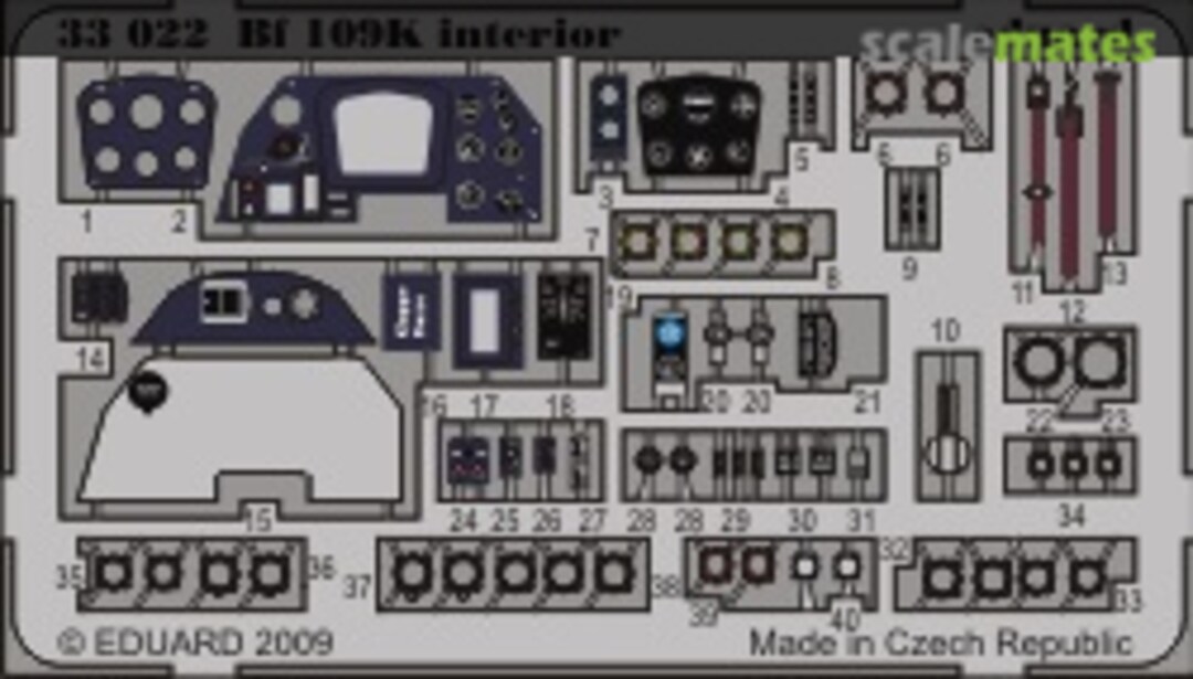 Boxart Bf 109K interior S.A. 33022 Eduard