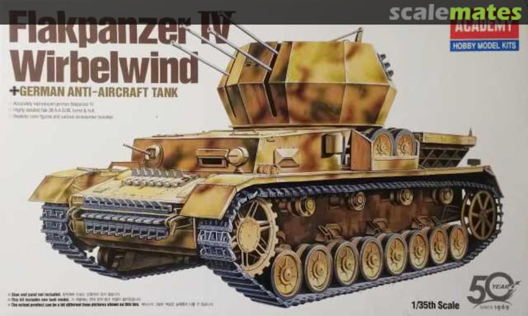 Boxart Flakpanzer IV Wirbelwind 13236 Academy