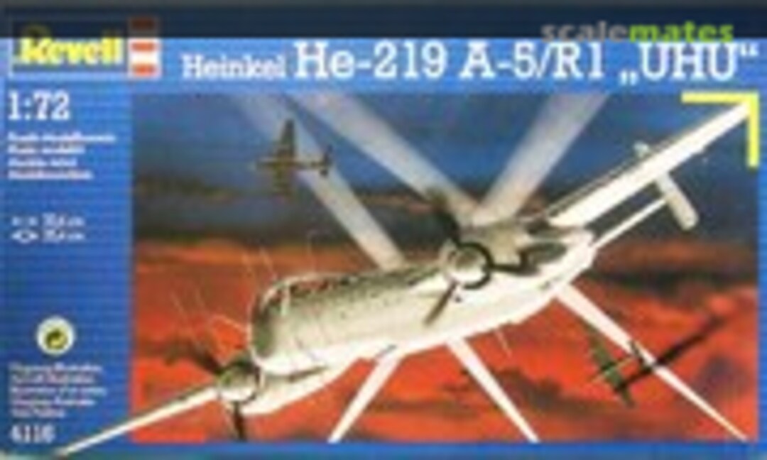 1:72 Heinkel He-219 A-5/R1 &quot;Uhu&quot; (Revell 4116)