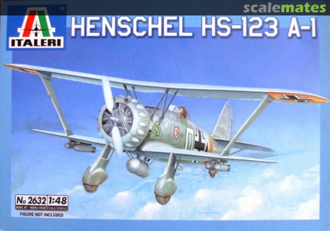 Boxart Henschel Hs-123 A-1 2632 Italeri