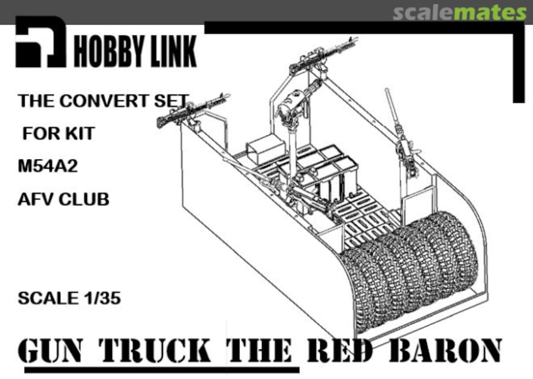 Boxart M54 Gun Truck "Red Baron" conversion set  Hobby Link