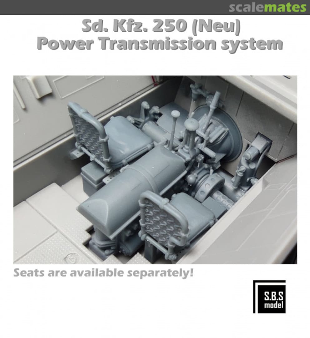 Boxart Sd.Kfz. 250 (Neu) Power Transmission System 3D038 SBS Model