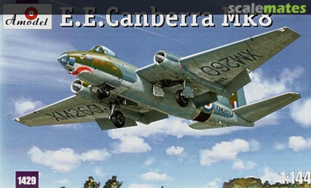 Boxart E.E. Canberra Mk8 1429 Amodel