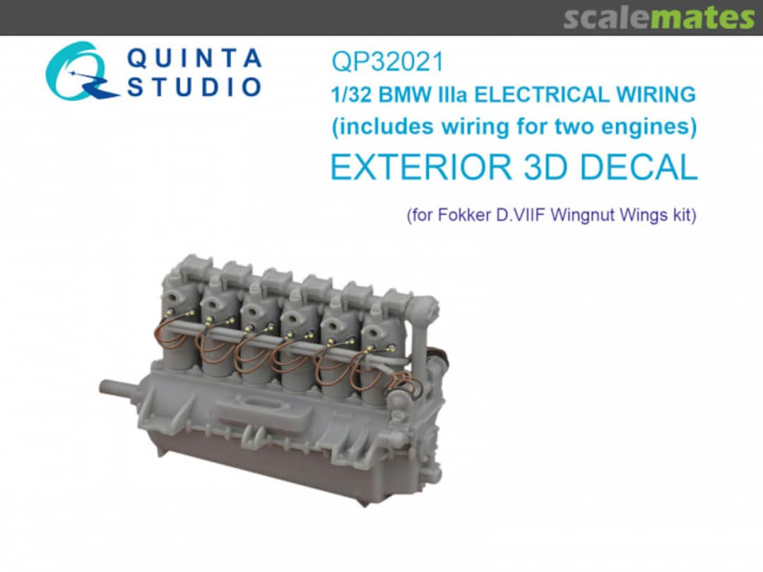 Boxart BMW IIIa Electrical Wiring exterior 3D decals QP32021 Quinta Studio