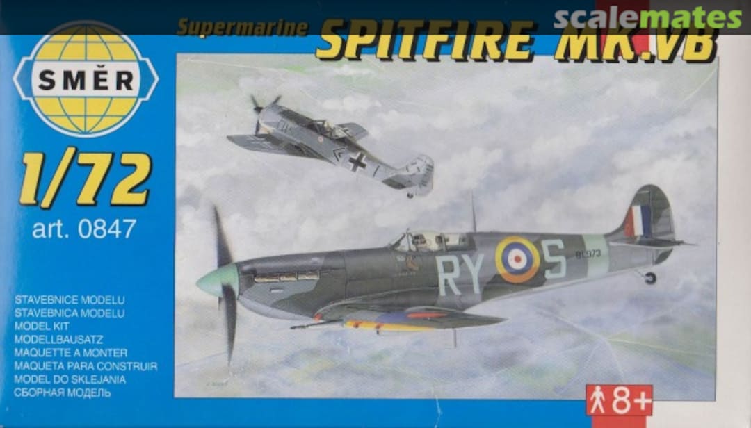 Boxart Supermarine Spitfire Mk.VB 0847 Směr