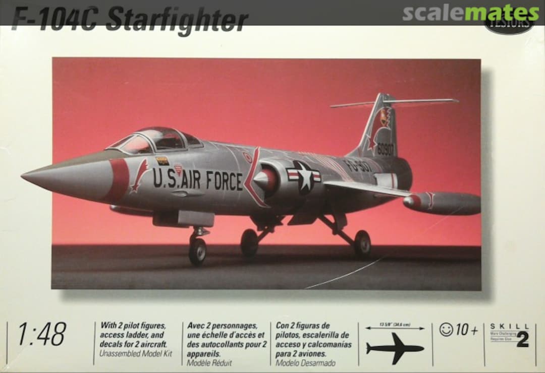 Boxart Lockheed F-104C Starfighter 7523 Testors