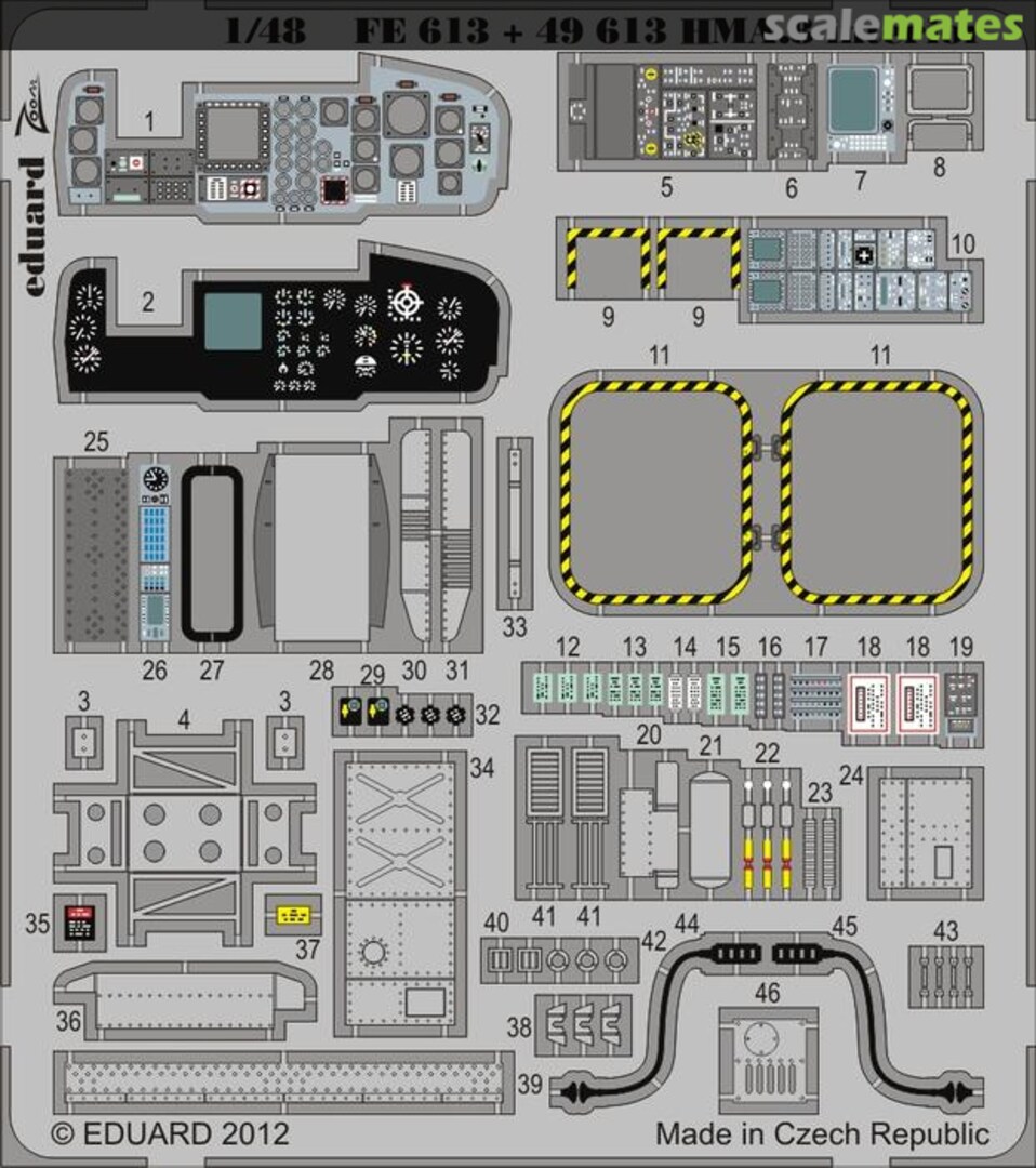 Boxart Lynx HMA.8 interior S. A. FE613 Eduard