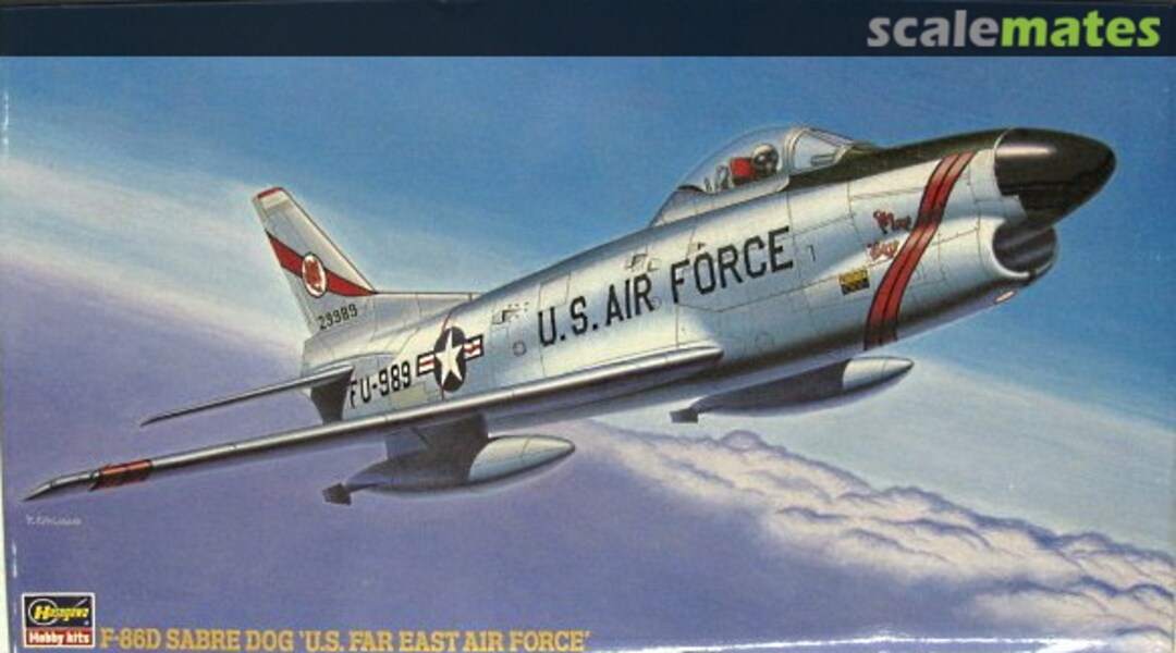 Boxart F-86D Sabre Dog 'U.S. Far East Air Force' 51462 Hasegawa