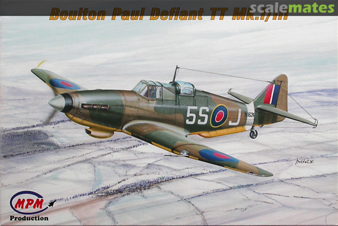 Boxart Boulton Paul Defiant TT Mk.I/III 72552 MPM Production