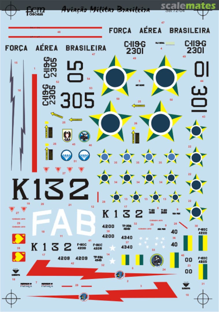 Boxart Aviação Militar Brasileira 72-04 FCM