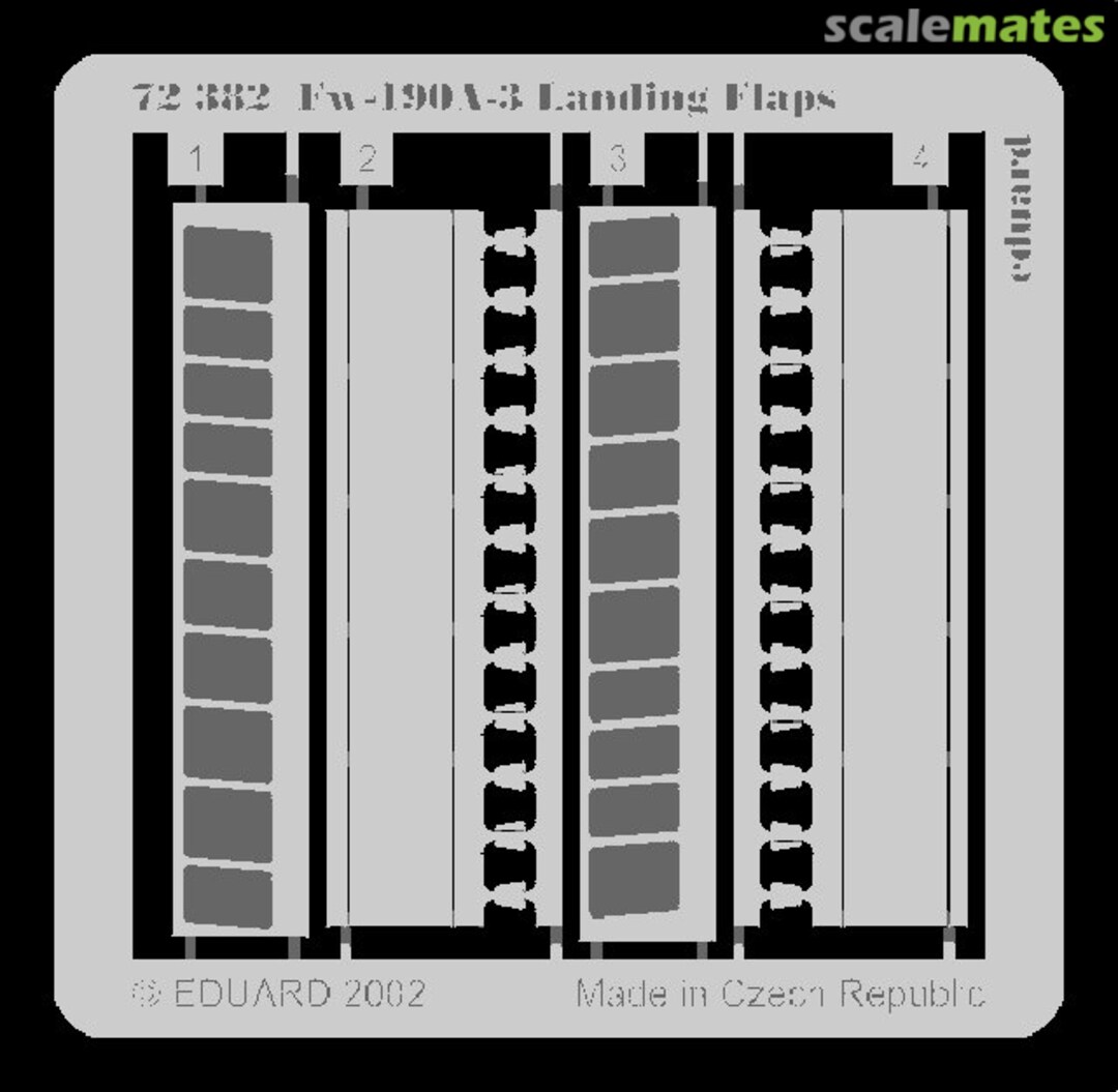 Boxart Focke Wulf Fw 190A-3 Landing Flaps 72 382 Eduard