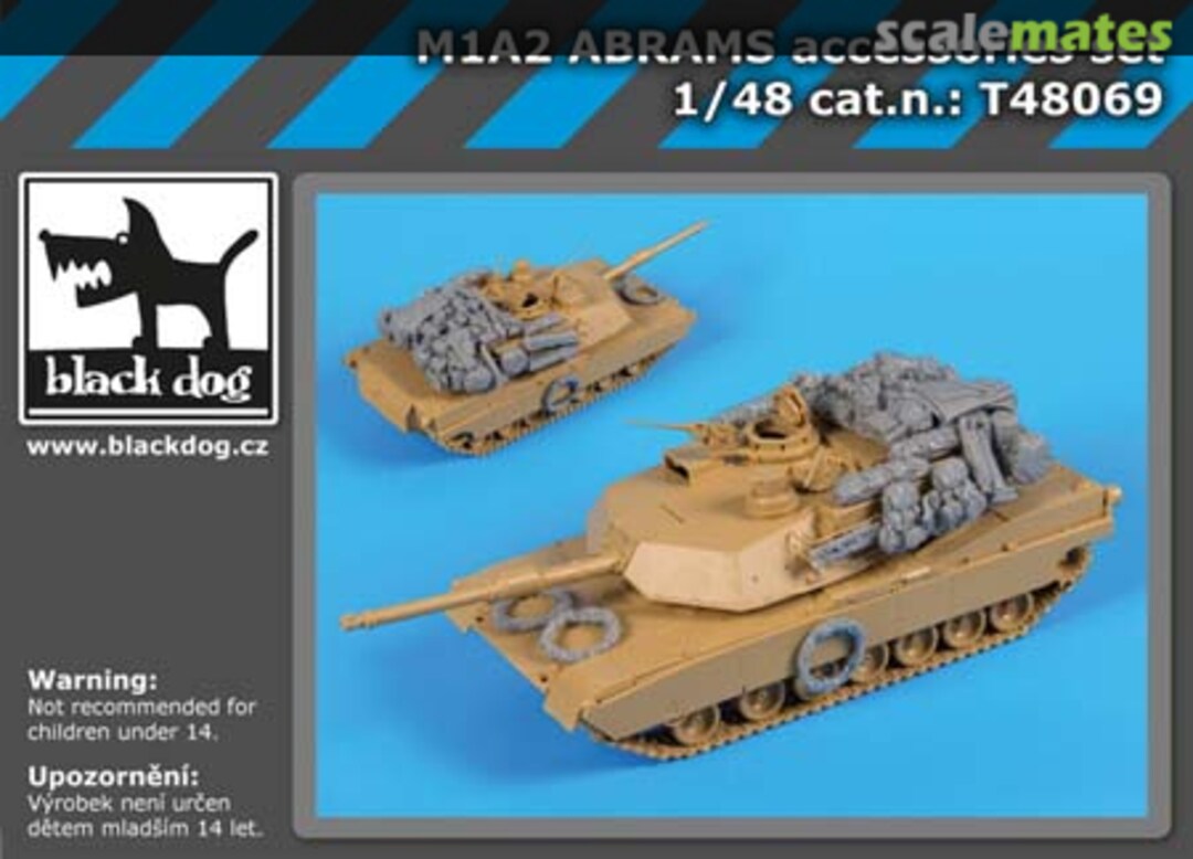 Boxart M1A2 Abrams accessories set - Tamiya - T48069 Black Dog