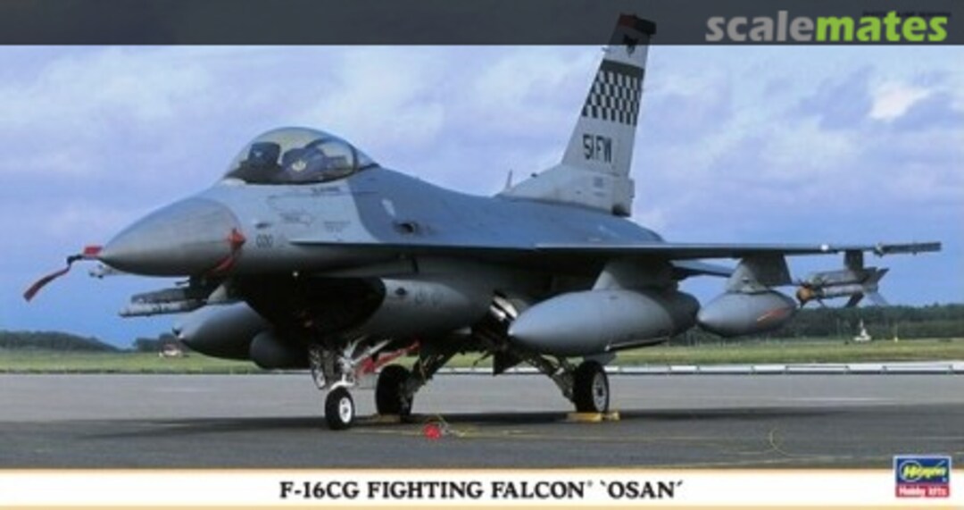 Boxart F-16CG Fighting Falcon `Osan´ 09826 Hasegawa